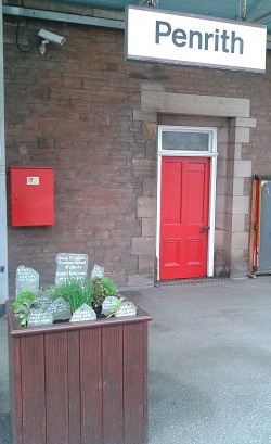 Herb boxes at Penrith Railway Station