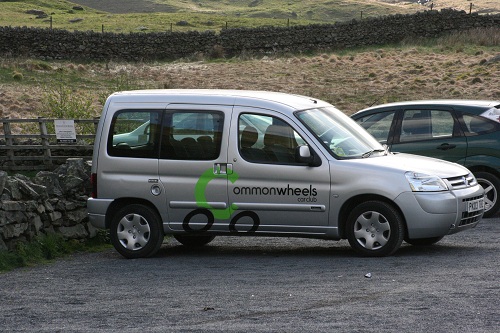 Common Wheels shared car at the head of Haweswater