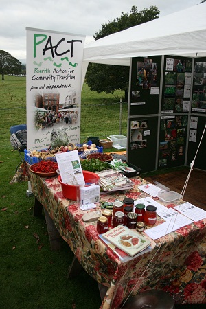 The PACT grow-your-own stall at Acorn Bank Apple Day 2012