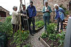 VEG visit to Val's garden in Church Brough