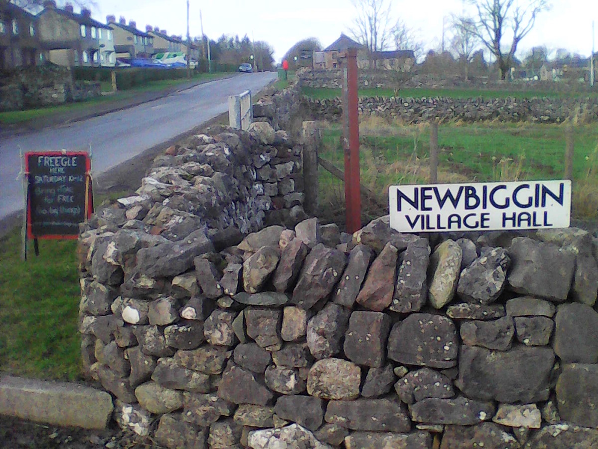 Freegle Give and Take Newbiggin Village Hall