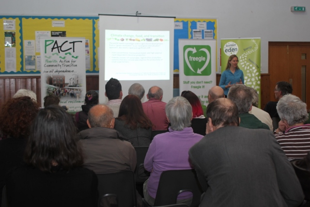 Plant ecologist Naomi van der Velden explores alternatives to mass food production at the PACT Local Food Matters event in Penrith on Wednesday 15 October 2014